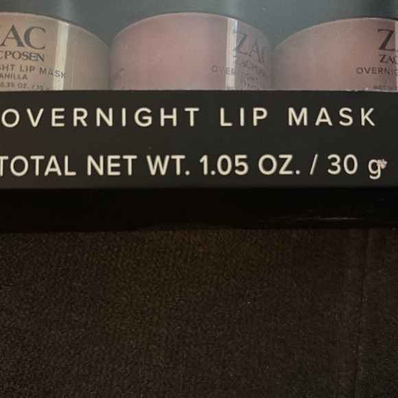 Zac Posen Overnight Lip Mask Set 3 pk - Pink and Cream nwt - Picture 2 of 3